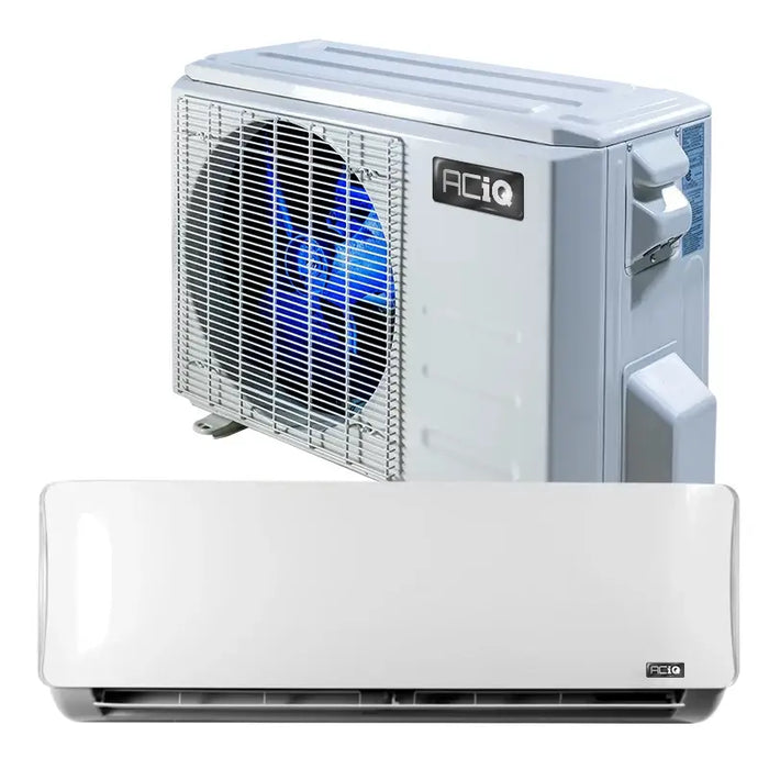 ACiQ 9,000 BTU 28.1 SEER Platinum Single Zone Wall Mount Mini Split System - Extreme Heat - WiFi Enabled